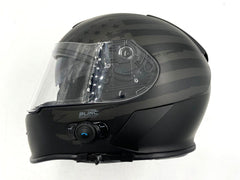 TORC T14B15FG21 T-14B Flag X-Small Black/Gray Full Face Helmet with Bluetooth