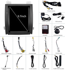 LinksWell TS-GMCD09-7RR-4B GEN IV T-Style Radio 9.7" Android Tablet multimedia center, HD multi-touch panel, Support Carplay & Android Auto for 2007-2014 Cadillac Escalade