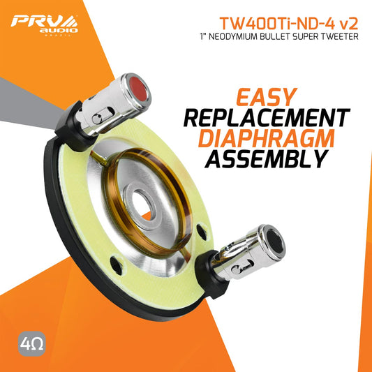 PRV Audio RPTW400Ti-Nd-4 v2 Original Replacement Diaphragm