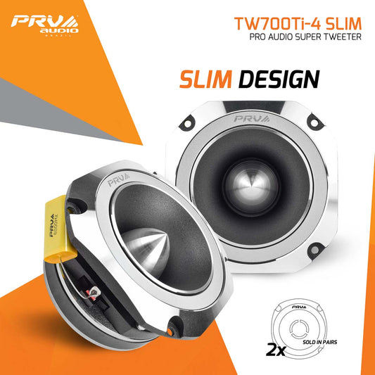 PRV Audio TW700Ti-4 SLIM Pro Audio Super Tweeter