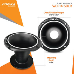 PRV Audio WG14-50CR 2" Exit Waveguide