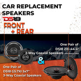 Car Speaker Replacement fits 1988-1992 for Toyota Cressida