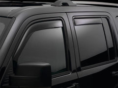 WeatherTech 82513 09+ Audi Q5 Front and Rear Side Window Deflectors - Dark Smoke