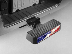 WeatherTech 81BS2USF BumpStep Black (w/ Waving Flag Emblem)