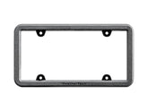 WeatherTech 8ALPBF1 BumpFrame Black Satin Textured Finish License Plate Frame