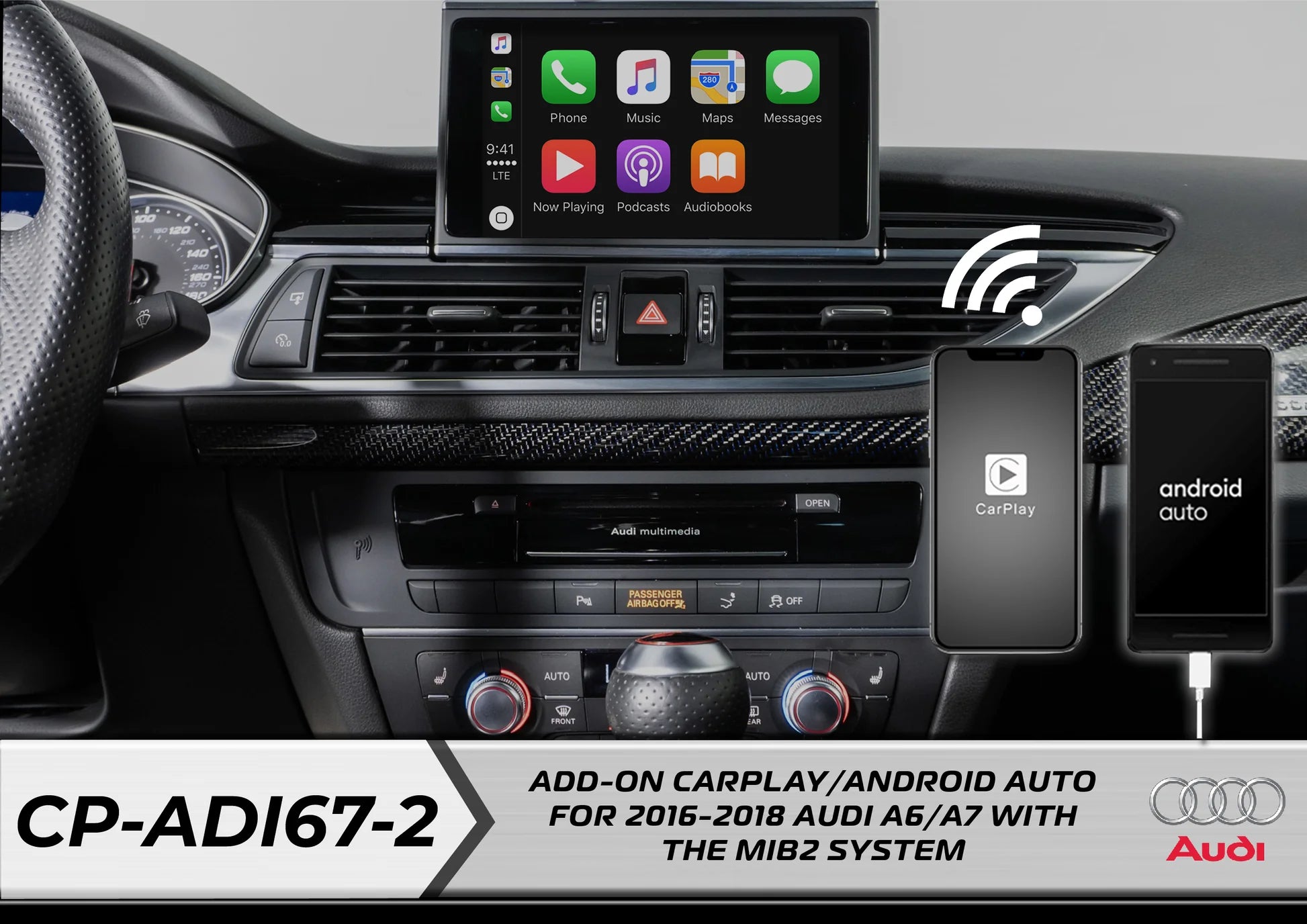 audi wireless carplay android auto