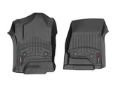 WeatherTech 449651V 2014+ Chevrolet Silverado 1500 Vinyl Front FloorLiner - Black (Fits Double / Crew Cab)