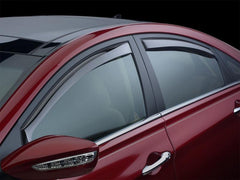WeatherTech 72443 07+ Jeep Wrangler Unlimited Front and Rear Side Window Deflectors - Light Smoke