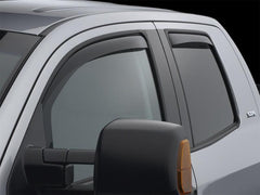 WeatherTech 82450 07+ Toyota Tundra Double Cab Front and Rear Side Window Deflectors - Dark Smoke