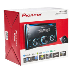 Pioneer FH-S520BT Double Din CD Receiver, Smart Sync w/ Built-in Bluetooth DDIN
