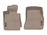 WeatherTech 4510891 2017+ BMW 5-Series Front FloorLiner - Tan (xDrive Only - Does Not Fit RWD)