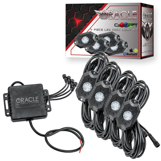 Oracle Lighting 5796-333 - Bluetooth Underbody Rock Light Kit - 4 PCS - ColorSHIFT