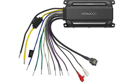 Kenwood KAC-M5024BT Compact 4-channel powersports/marine amplifier with Bluetooth connectivity  50 watts RMS x 4