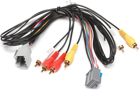PAC GMRVD Rear Seat Entertainment Cable Retain the factory rear seat DVD system or add monitors to the factory entertainment system in select 2007-up General Motors vehicles