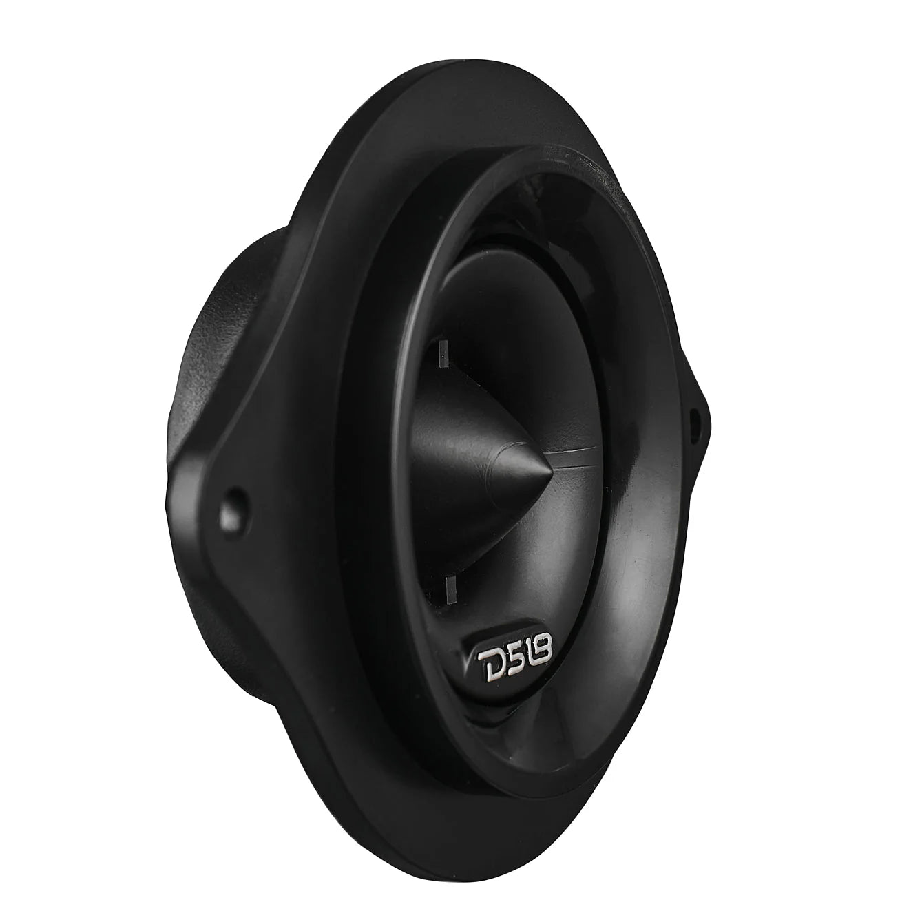 Black car speaker with 'Ds18' branding on a white background