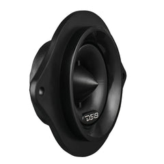 Black car speaker with 'Ds18' branding on a white background