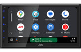 jvc kw m690bw carplay radio