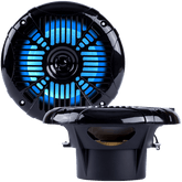 mxa602slb black marine speaker LED