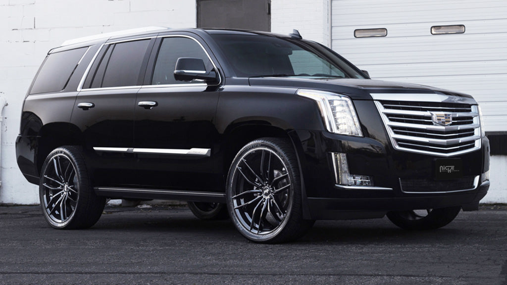 niche m209 vosso 20 inch gloss black rims cadillac escalade