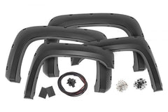 Rough Country F-C10714B Pocket Fender Flares 6'7"/8' Bed | Chevy Silverado 1500 (07-13)/2500 HD/3500 HD (07-14)