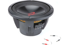 2 x Alpine Type-R R2-W12D2 12" 750w RMS Car Subwoofers + Qpower QBOMB12VL 2" Dual Vented Extra Large Q Bomb SPL Subwoofer Enclosure