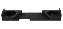 2 X Alpine SWT-10S2 10" truck subwoofer with 2-ohm voice coil + Q Power QBGMC10 2007 4DR 10" 2-Hole Subwoofer Box for GMC/Chevy 2007-13 Crew Cab