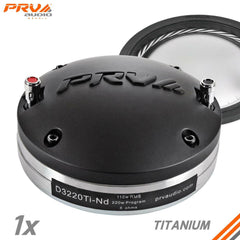 2 x PRV Audio D3220Ti-Nd Titanium Neodymium Compression Driver 2" + 2 x WGP14-50 White