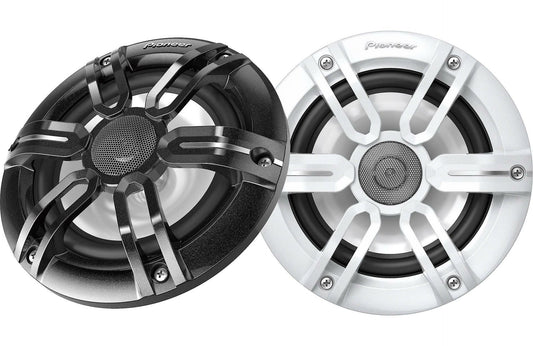 Pioneer TS-ME650FS 6-1/2" - 2-way, 200w Max Power, IPX7 Rated, Interchangeable Grilles (White and Black Included) - Marine Speakers