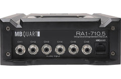 MB Quart RA1-710.5 Reference Series 5-Channel Car Amplifier - 50W RMS x 4 @ 4ohm + 350W RMS x 1 @ 1ohm