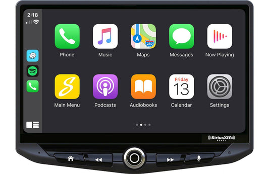 Stinger HEIGH10 (UN1810)  10" Double/Single DIN Floating Touchscreen Digital Multimedia Receiver with Bluetooth, Apple CarPlay, Android Auto (Sirius XM Ready)