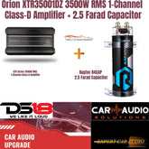 Orion XTR35001DZ 3500W RMS 1-Channel Class-D Amplifier + 2.5 Farad Capacitor "High-Performance Car Amplifiers for Premium Sound at Audio Jam in Bear, DE"