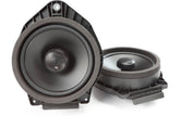 Pair of car speakers on a white background