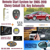 remote start Chevy cobalt 2005-2010 De