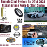 remote start system Nissan Altima push to start 2014-2025
