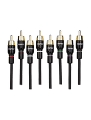 T-Spec V16RCA-174 V16 Series 4 Channel RCA Audio Cables - 17'