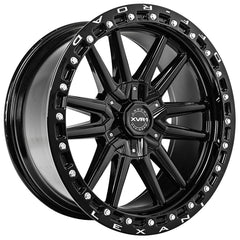 xvr1 veneta 20 inch black off road rims-jeep wrangler audio jam