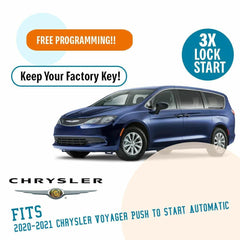 Remote Start System for 2020-2021 Chrysler Voyager Push-to-Start Aut