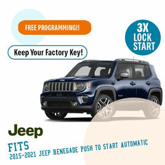 Remote Start System for 2015-2021 Jeep Renegade Push-to-Start Automatic