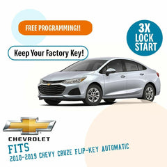 Remote Start System for 2010-2019 Chevy Cruze Flip-key Automatic