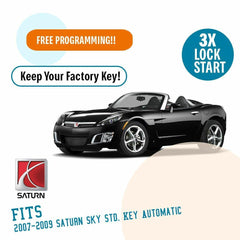 Remote Start System for 2007-2009 Saturn Sky Std. Key Automatic