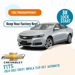 Remote Start System for 2014-2017 Chevy Impala Flip-key Automatic