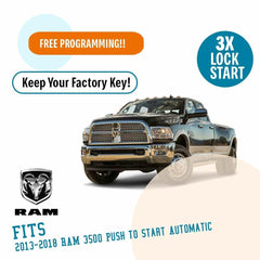 Remote Start System for 2013-2018 RAM 3500 Push-to-Start Automatic