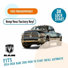 Remote Start System for 2014-2018 RAM 3500 Push-to-Start Diesel Auto