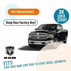 Remote Start System for 2016-2018 RAM 1500 Push-to-Start Diesel Auto