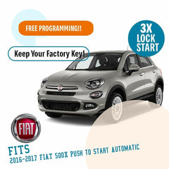 Remote Start System for 2016-2017 FIAT 500X Push-to-Start Automatic