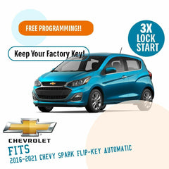 Remote Start System for 2016-2021 Chevy Spark Flip-key Automatic