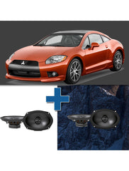Car Speaker Size Replacement fits 2006-2012 for Mitsubishi Eclipse (not amplified)