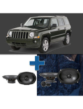 Car Speaker Size Replacement fits 2007-2008 for Jeep Patriot (not amplified)