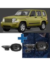 Car Speaker Size Replacement fits 2008-2013 for Jeep Liberty (not amplified)