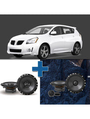 Car Speaker Size Replacement fits 2009-2010 for Pontiac Vibe (not amplified)